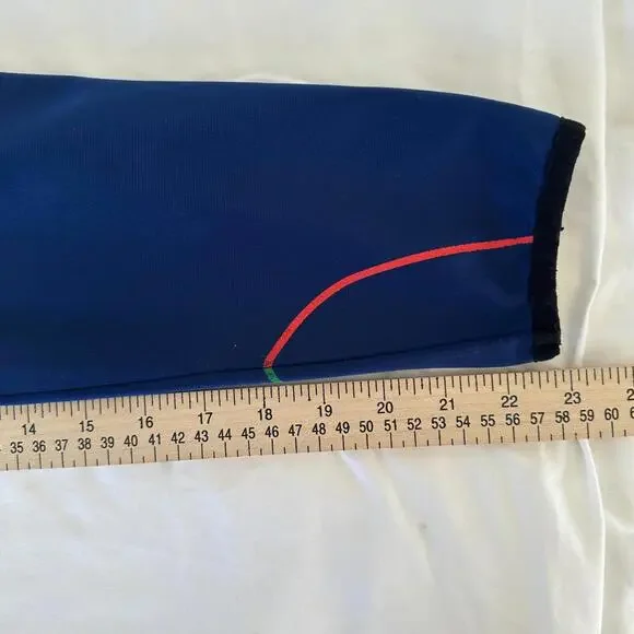 Fila Men's Medium Embroided Flag Italia Track Jacket - Vintage Style - Picture 8 of 9